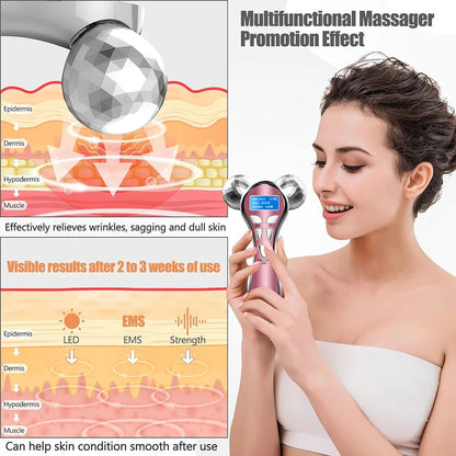 KentDO™ 4D EMS Face Massager – Lift, Firm & Glow Naturally