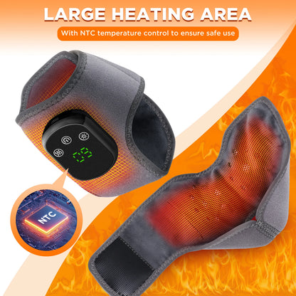 Electric Ankle Massager with Heat for Fast Muscle Relief