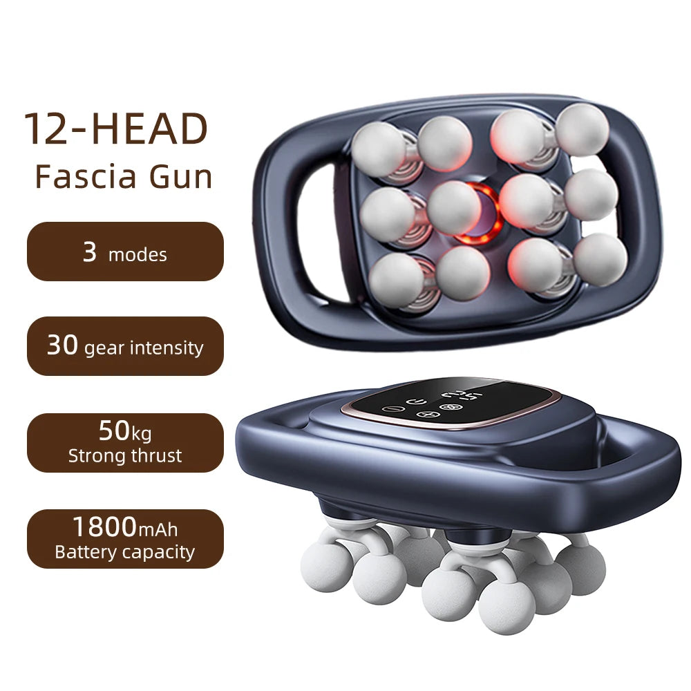 KentDO™ 42-Head Fascia Massage Gun – Deep Muscle Relief