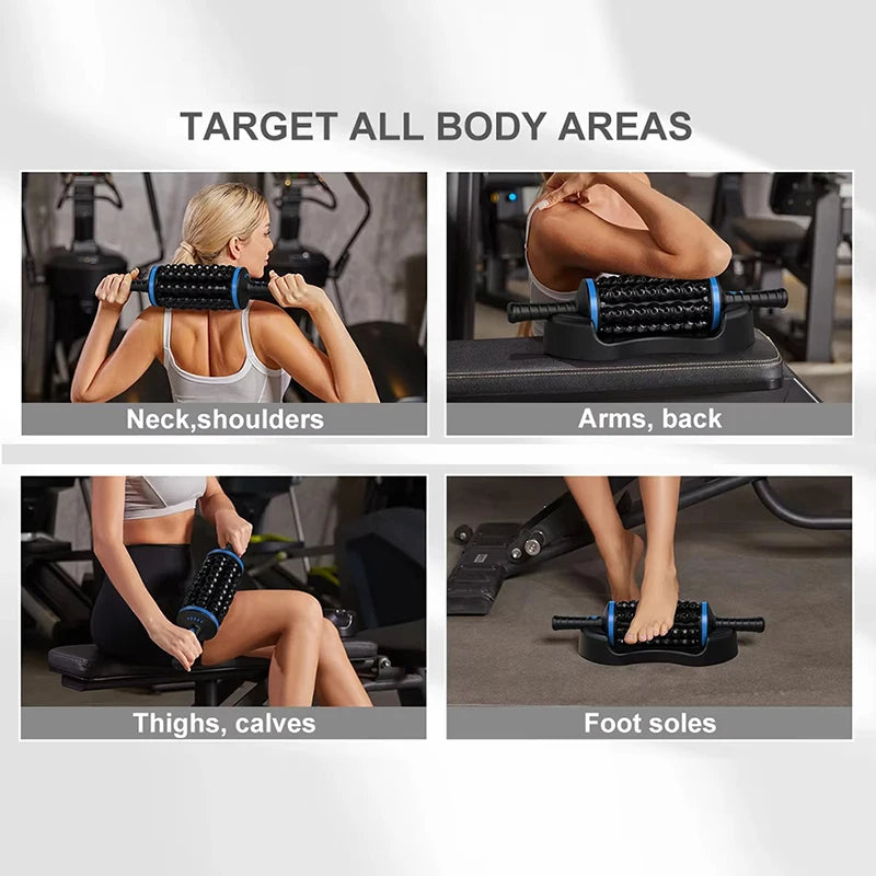 Cordless Roller Body Massager – 5 Speed Deep Relief