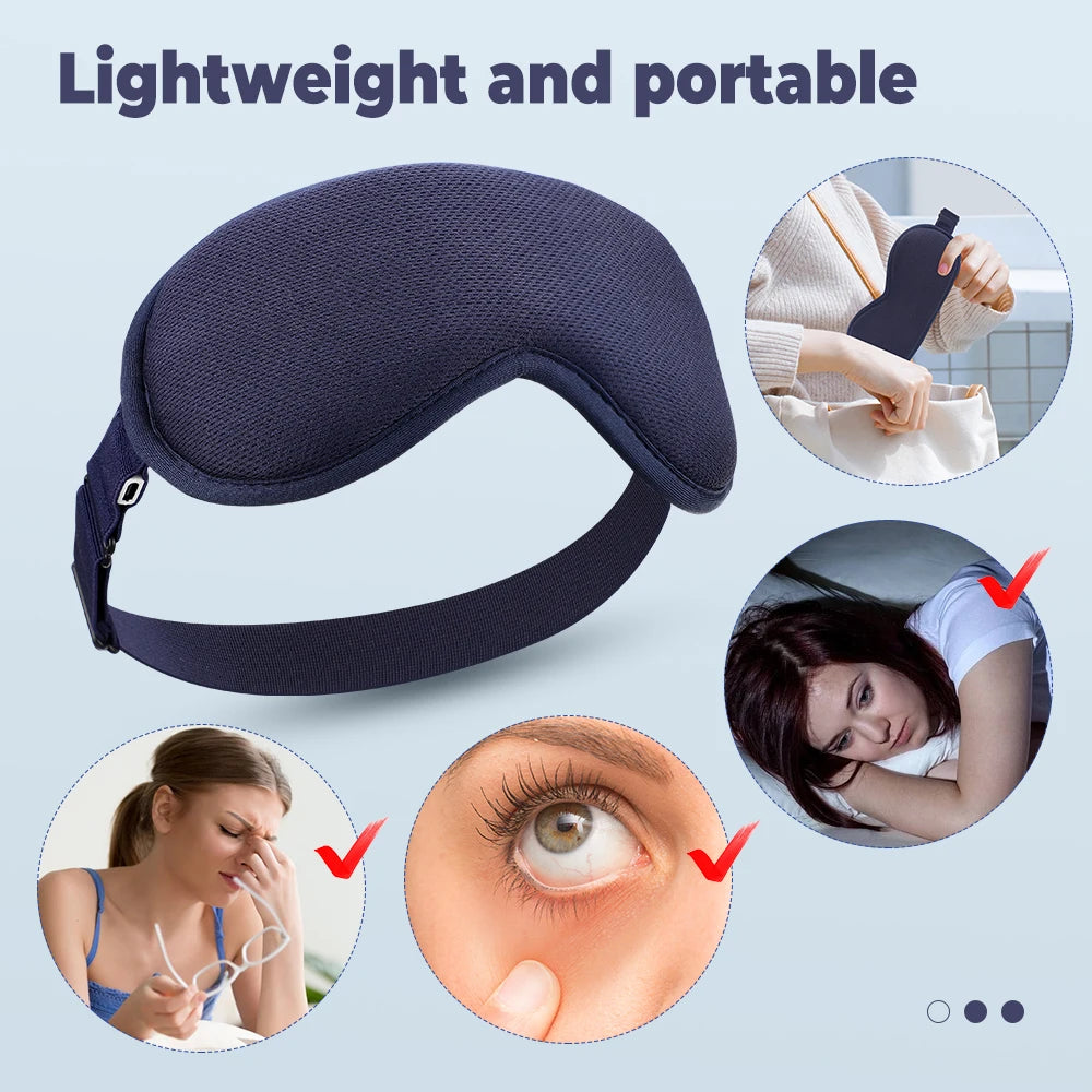 Heated Eye Massager for Eye Strain & Deep Relaxation