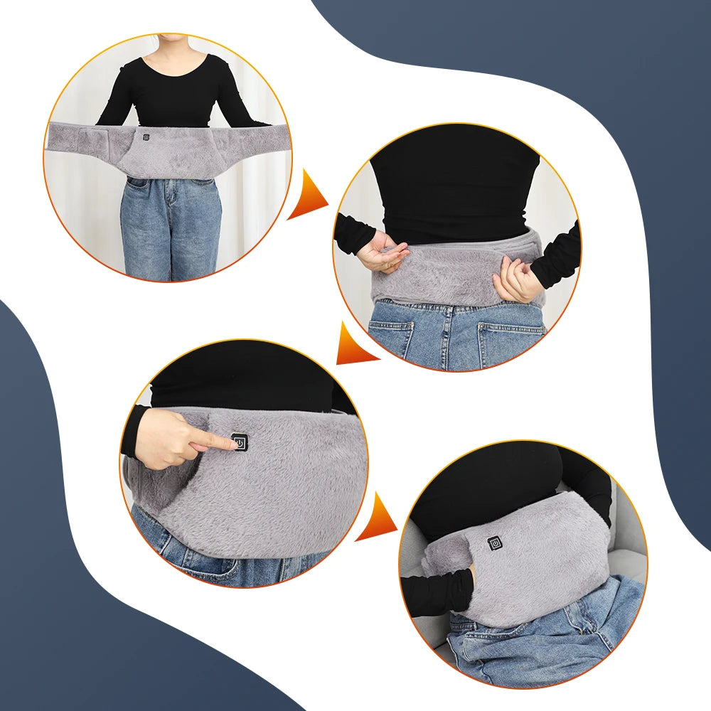 Graphene Heating Pad Uterine Belt for Fast Pain Relief