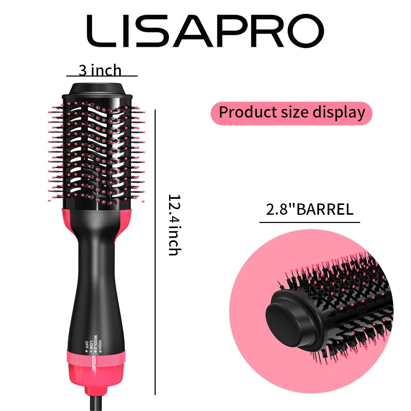 KentDO™ LISAPRO 3-in-1 Hot Air Brush – Dryer & Volumizer