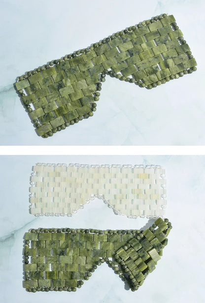 KentDO™ Cooling Jade Eye Mask – Puffiness & Dark Circles Relief