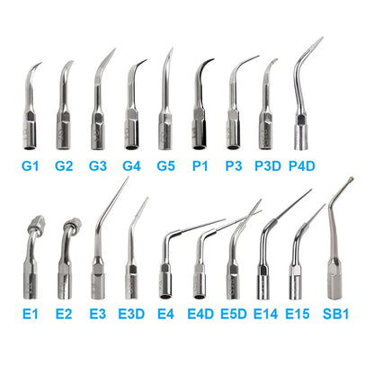 KentDO™ 5pcs Dental Ultrasonic Scaler Tips – Precision Cleaning