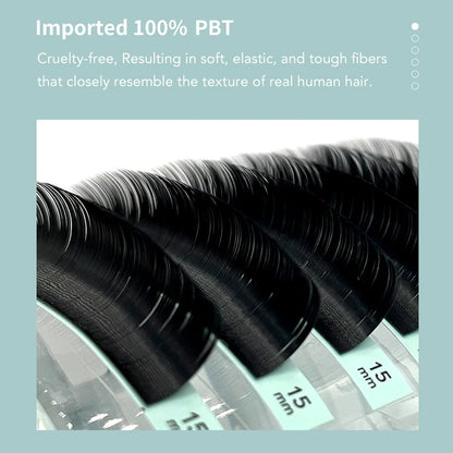 Classic Eyelash Extension 10 Trays Soft Natural Volume Pro+