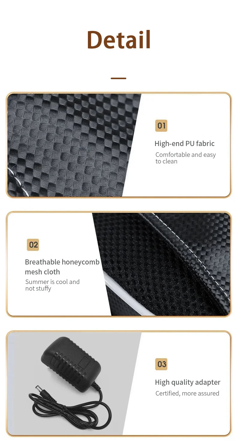 KentDO™ Electric Massage Neck Pillow with Heat Relief