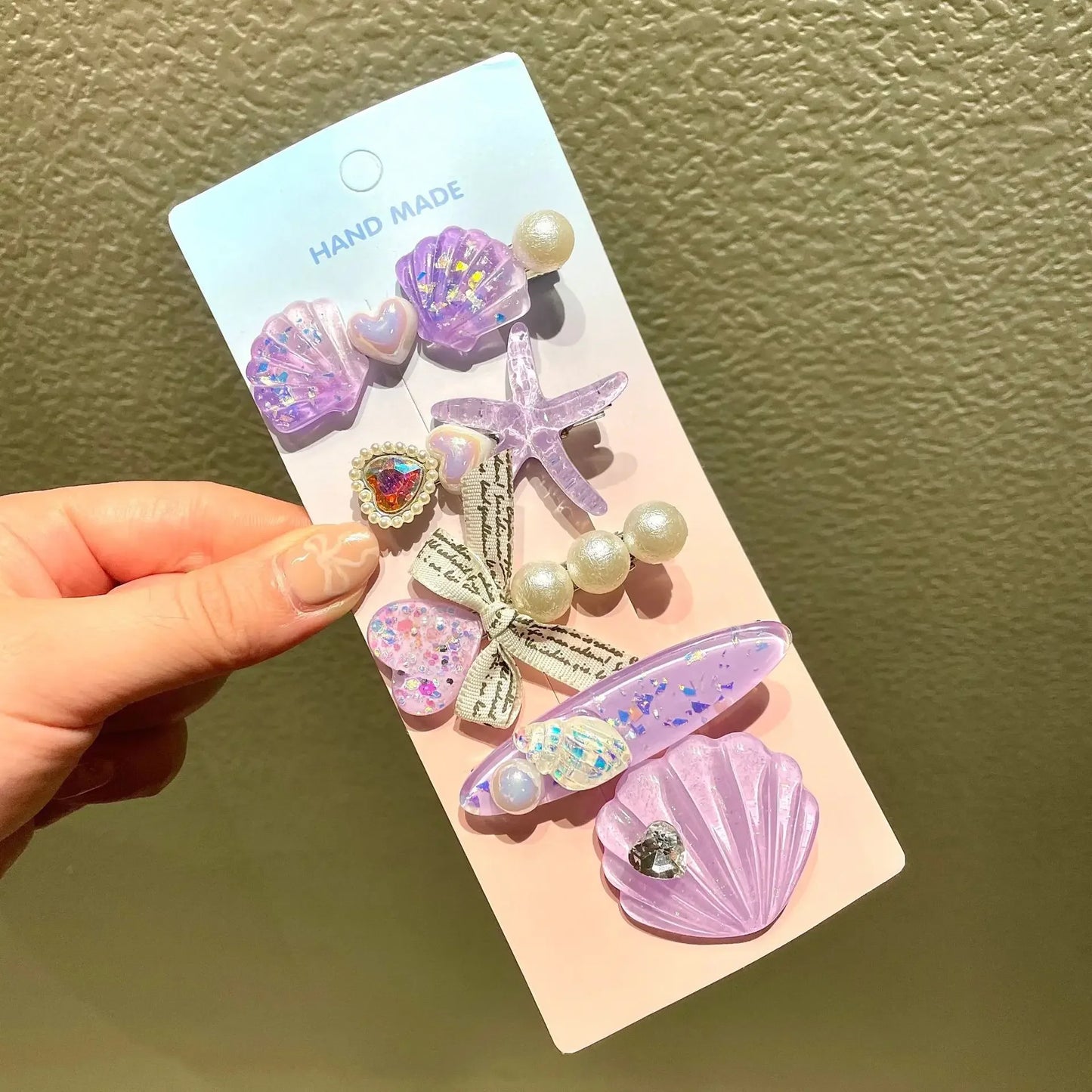 Shell Starfish Hair Clips for Cute Mermaid-Inspired Styles