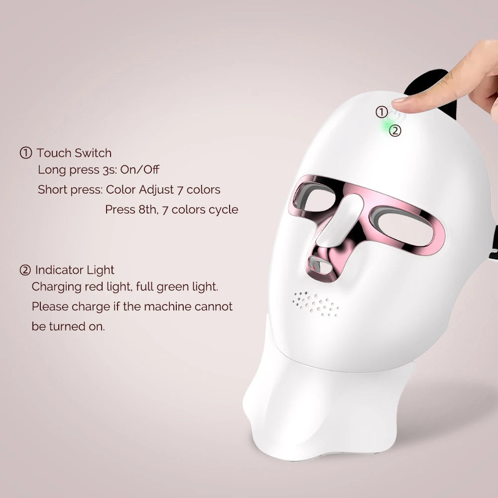 KentDO™ LED Facial Mask for Anti-Aging & Skin Rejuvenation