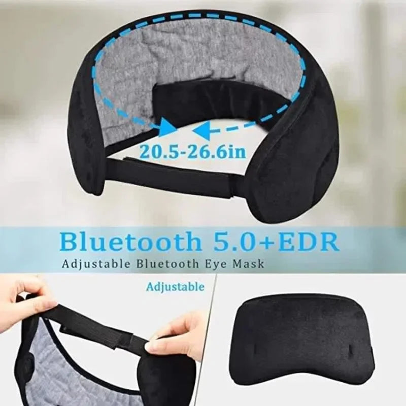 KentDO™ Bluetooth Sleep Mask – Wireless Music Headphones