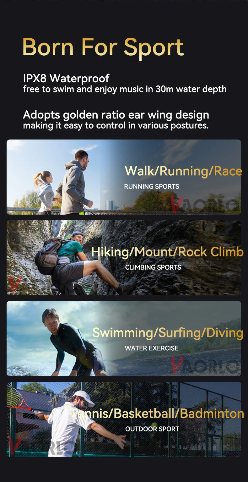 KentDO™ Bone Conduction Headphones – Waterproof Music Freedom