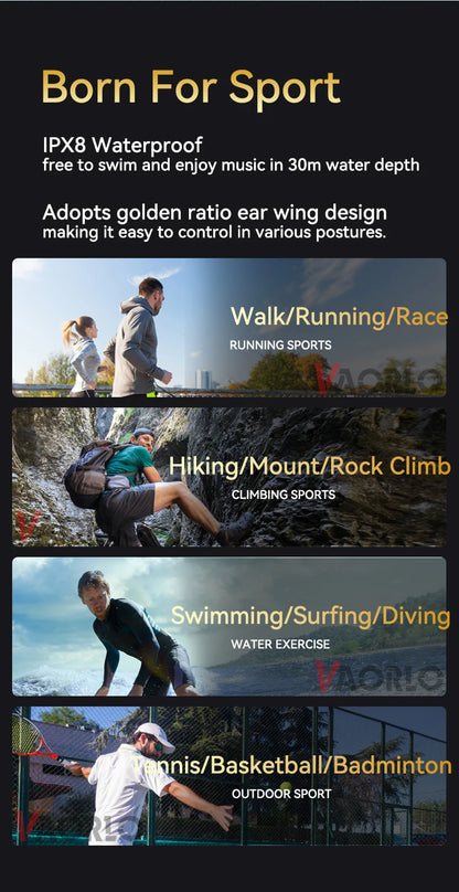 KentDO™ Bone Conduction Headphones – Waterproof Music Freedom