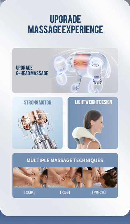 KentDO™ 26W Neck & Shoulder Massager – Deep Tissue Relief