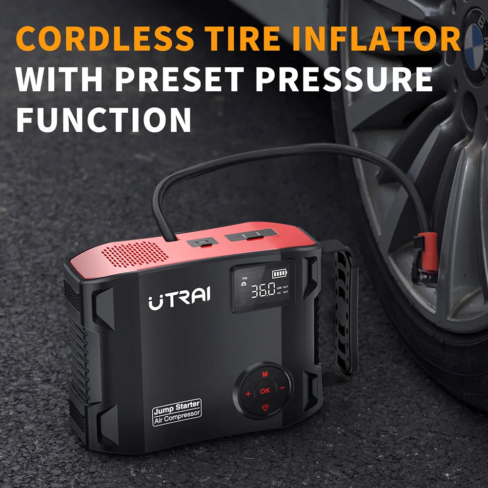 portable jump starter and air compressor - KentDO