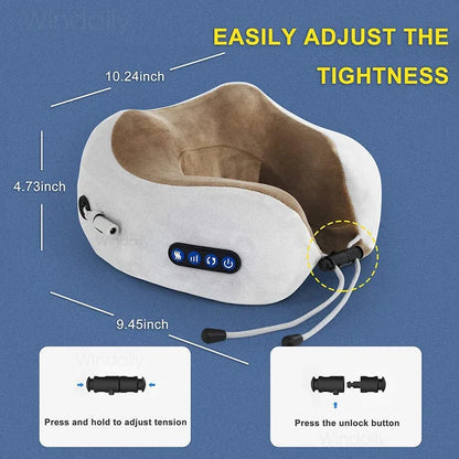 KentDO™ Heated Neck Massager – Deep 3D Shiatsu Relief