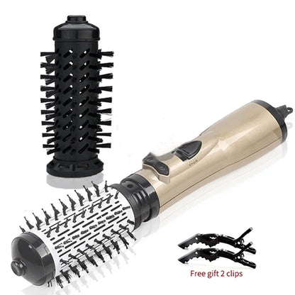 KentDO™ 2-in-1 Rotating Hot Air Brush & Hair Dryer