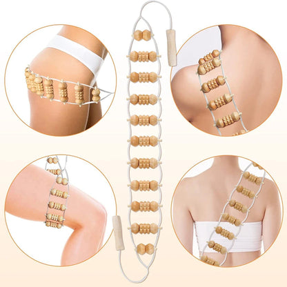 KentDO™ Wooden Back Massager – Pain Relief & Body Shaping