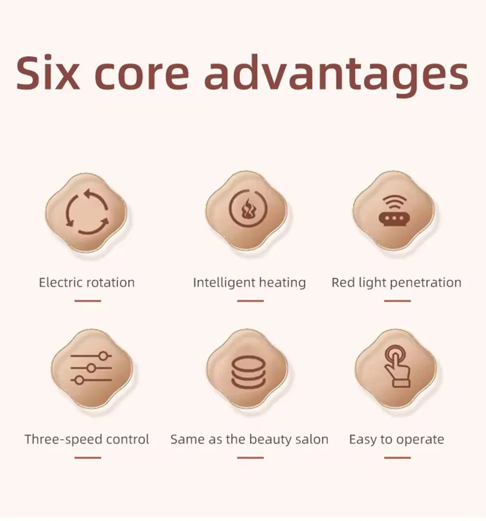 KentDO™ Heated Massage Roller with Red Light Therapy