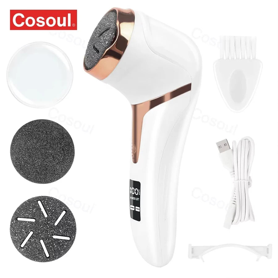 KentDO™ Electric Foot Callus Remover – Dust-Free Smooth Pedicure