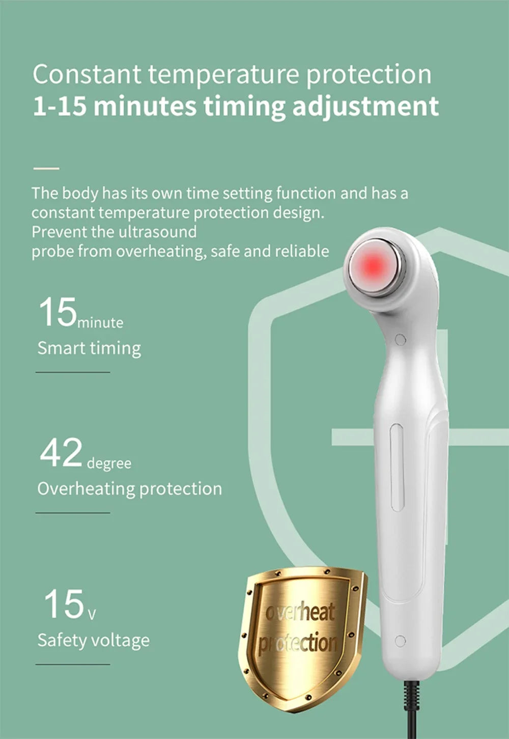 KentDO™ Ultrasound Physiotherapy Device for Pain Relief