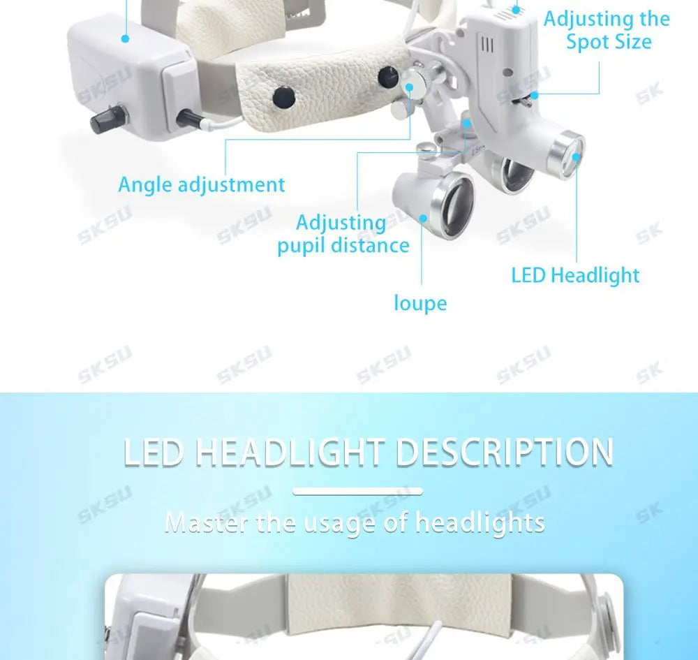 KentDO™ LED Dental Headlight – Adjustable 5W Surgical Lamp