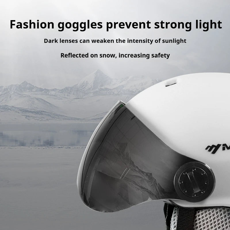 snowboard goggles and helmet - KentDO