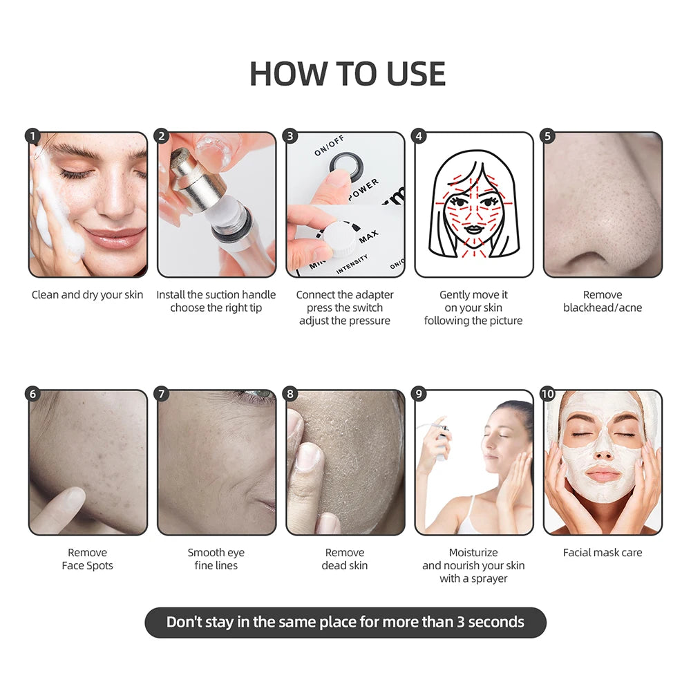 KentDO™ Diamond Microdermabrasion Machine – Pro Facial Rejuvenation