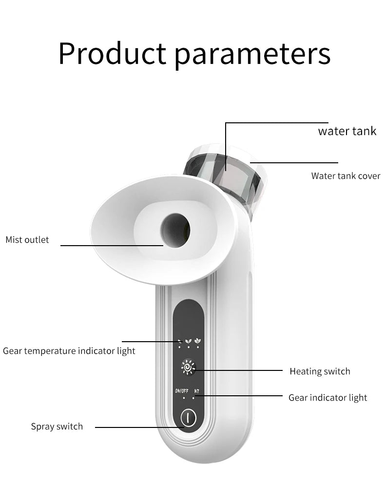 nano ionic facial steamer - KentDO