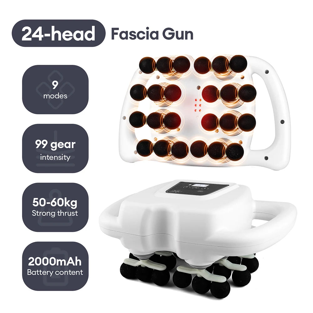 KentDO™ 42-Head Fascia Massage Gun – Deep Muscle Relief