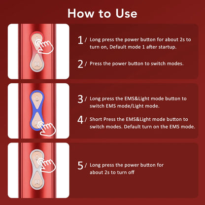 KentDO™ Electric Scalp Massager – Light Therapy for Hair Growth