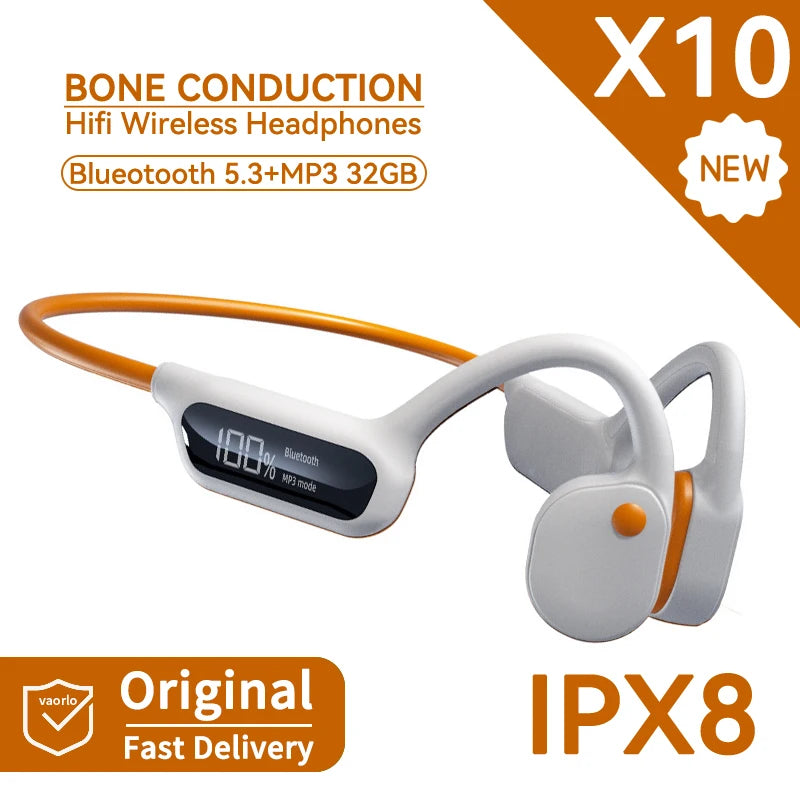 KentDO™ Bone Conduction Headphones – Waterproof Music Freedom