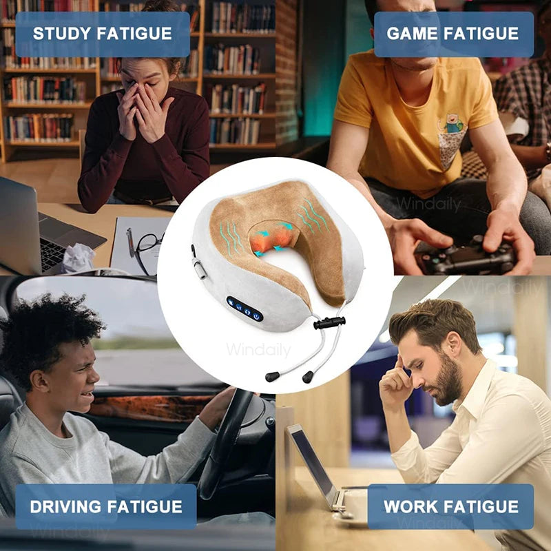 KentDO™ Heated Neck Massager – Deep 3D Shiatsu Relief