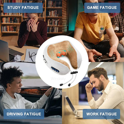 KentDO™ Heated Neck Massager – Deep 3D Shiatsu Relief
