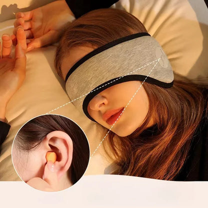 KentDO™ 2-in-1 Sleep Mask & Noise-Reducing Earplugs