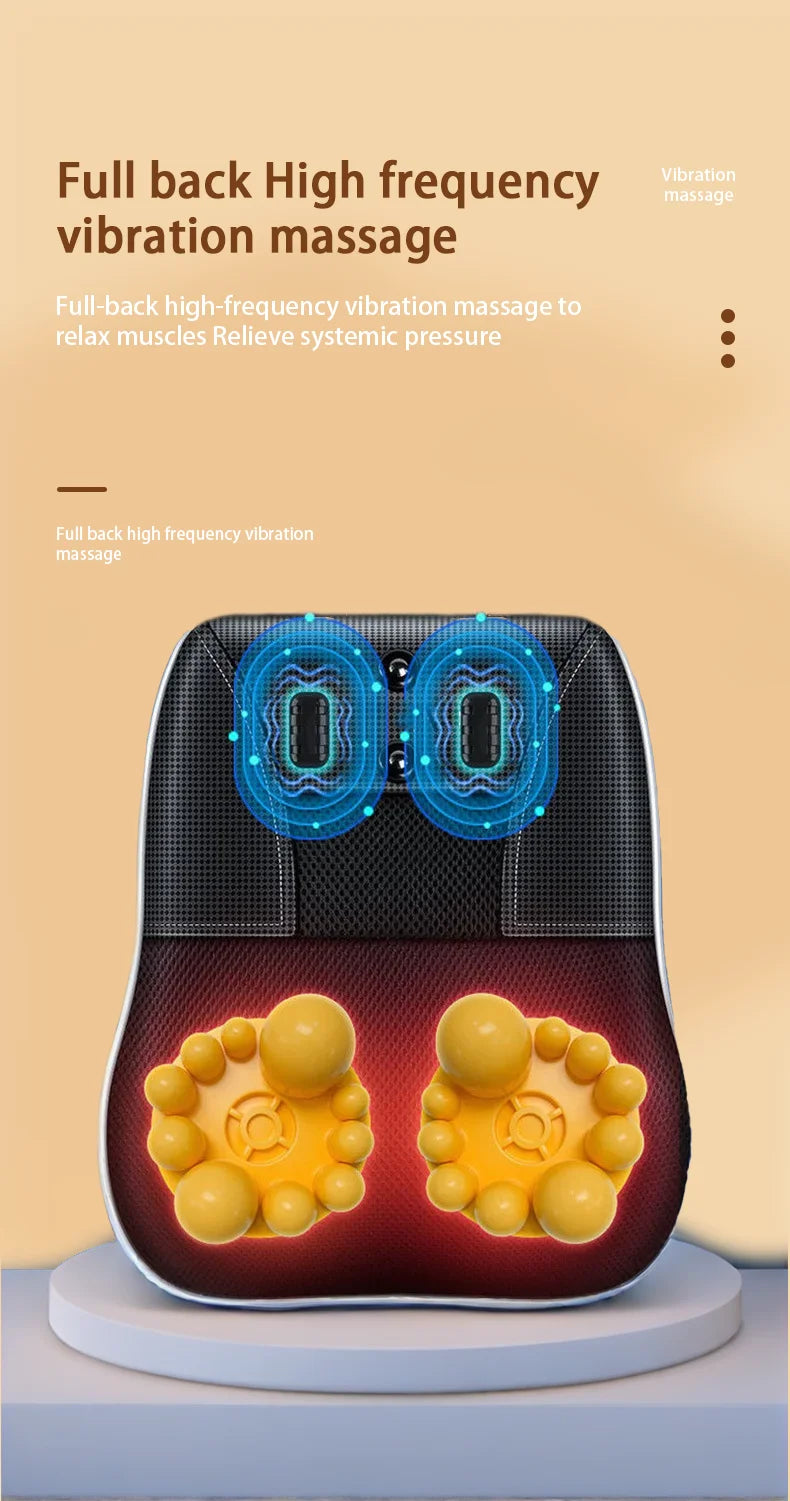 KentDO™ Electric Massage Neck Pillow with Heat Relief