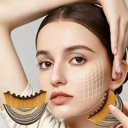 Lymphatic Face Brush for Sculpting & De-Puffing Facial Care!