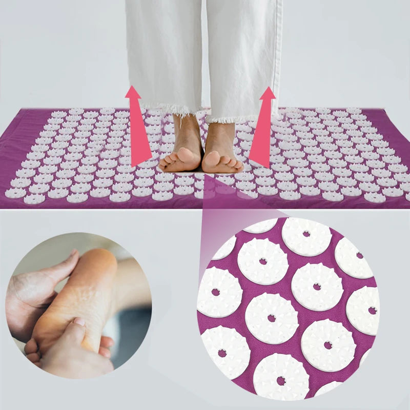 KentDO™ Yoga Massage Pads – Deep Neck, Back & Foot Relief