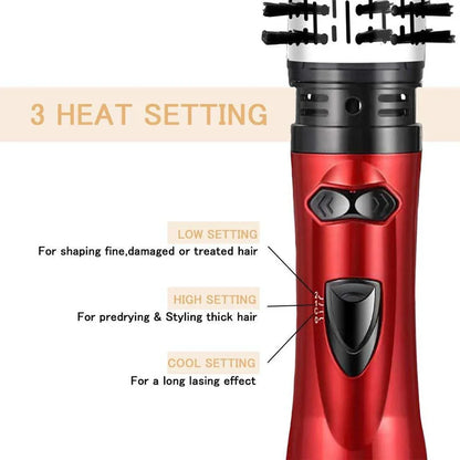 KentDO™ 2-in-1 Rotating Hot Air Brush & Hair Dryer