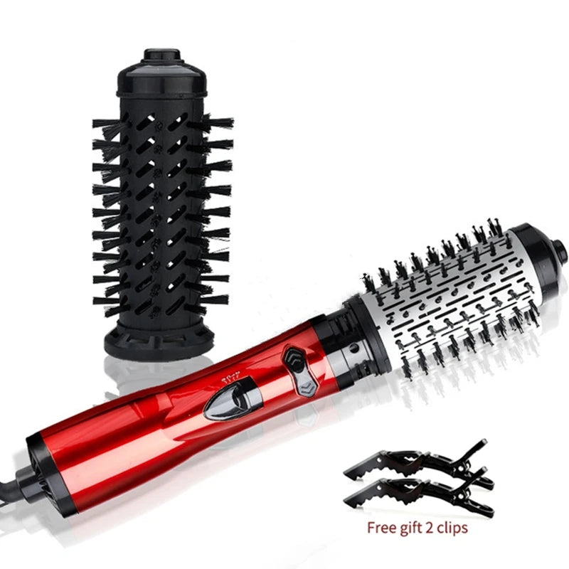 KentDO™ 2-in-1 Rotating Hot Air Brush & Hair Dryer