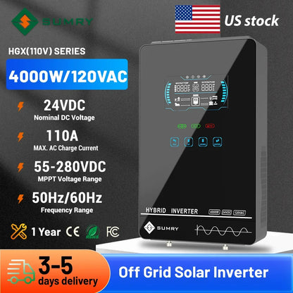 Off-Grid Solar Inverter 4KW – Pure Sine Stable Power