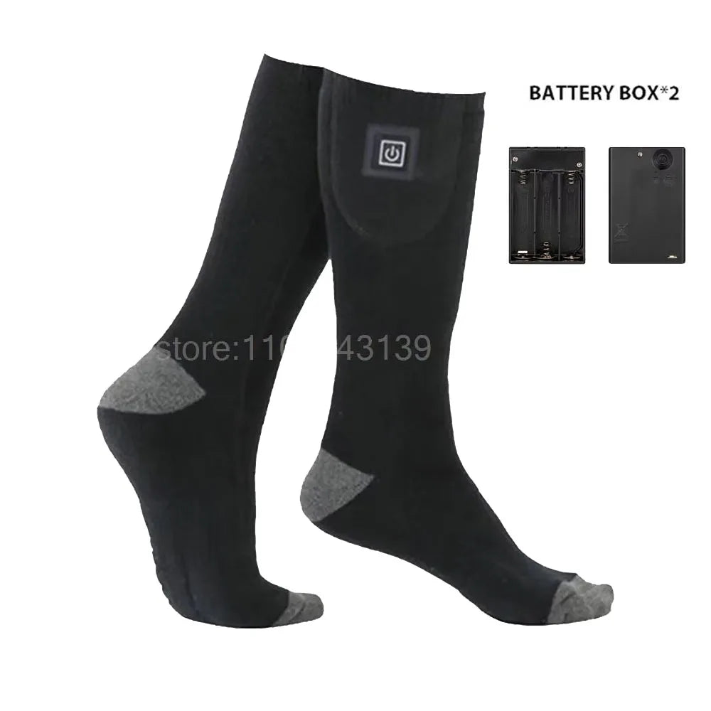 Heated Socks for Cold Feet – Battery-Powered Winter Warmth