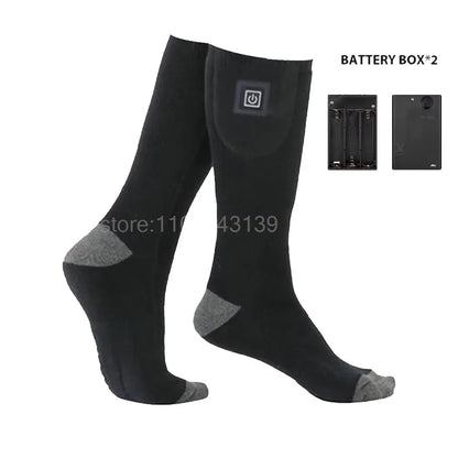 Heated Socks for Cold Feet – Battery-Powered Winter Warmth