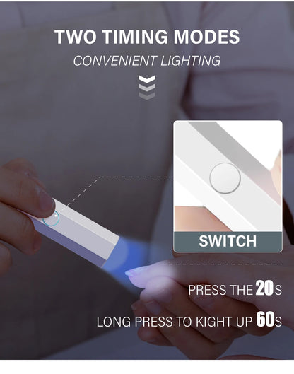 KentDO™ Mini UV LED Nail Dryer – Portable Gel Polish Lamp
