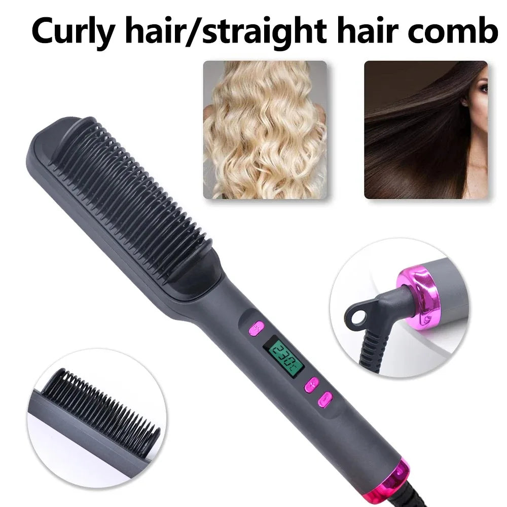 hair straightening brush - KentDO