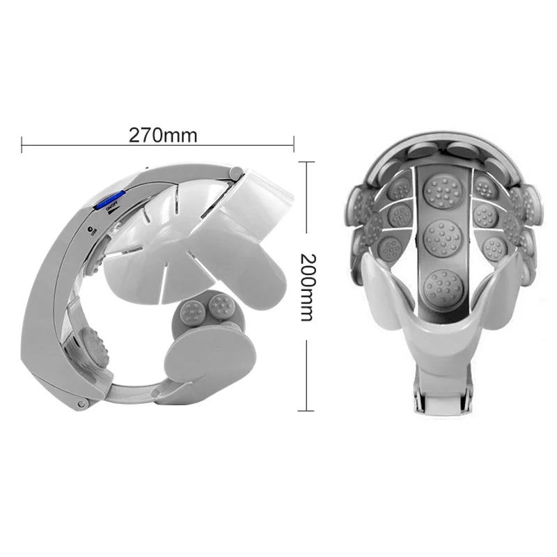 KentDO™ Electric Head Massager Helmet – Stress & Hair Care