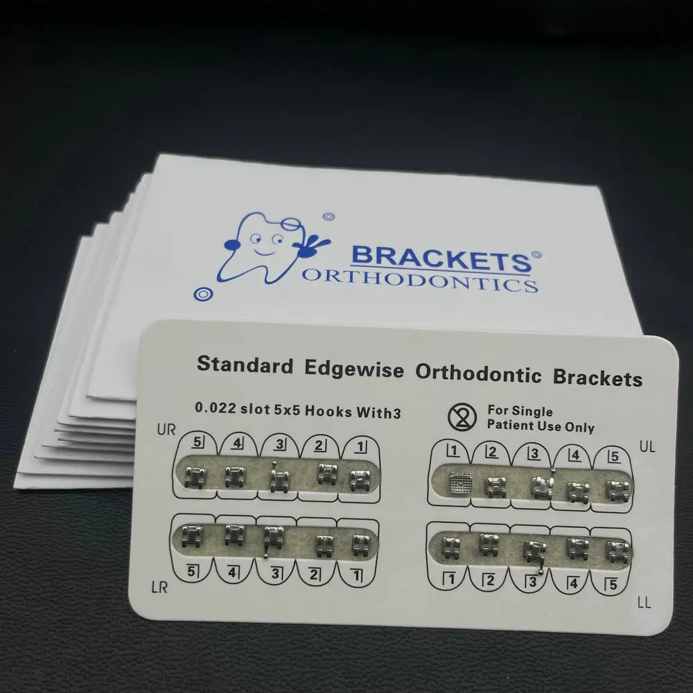 Dental Metal Brackets for Precise Orthodontic Alignment