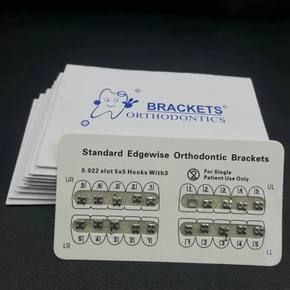 Dental Metal Brackets for Precise Orthodontic Alignment