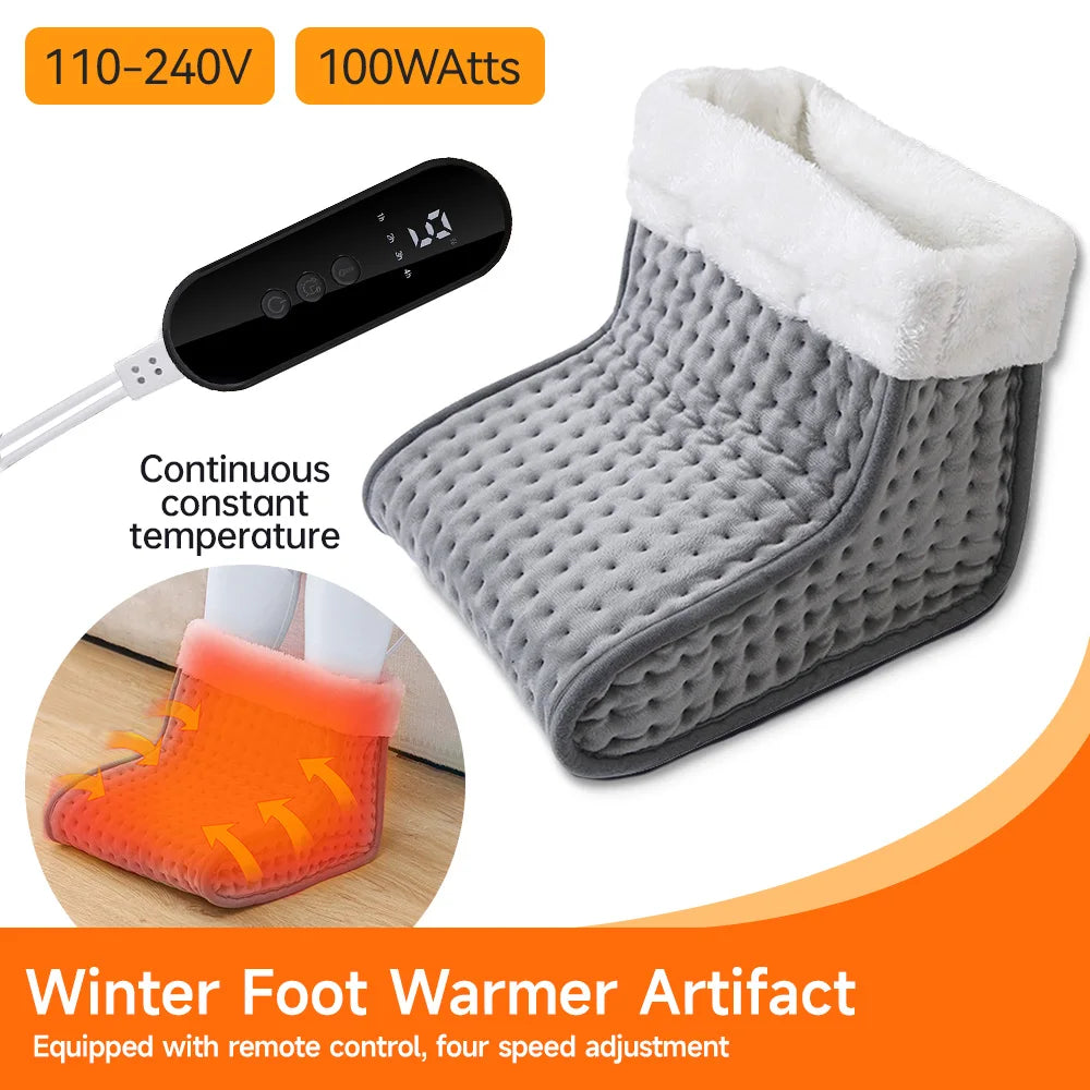 Electric Heated Foot Warmer with 9-Level Temperature Control