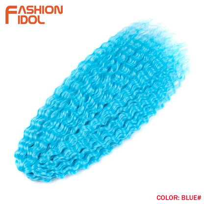 KentDO™ Water Wave Crochet Hair – Soft, Natural Curls 22"