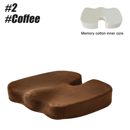 KentDO™ Memory Foam Seat Cushion – Coccyx & Back Relief